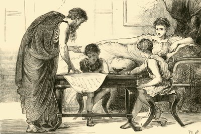 La madre de los Gracos, 1890 de Unbekannt