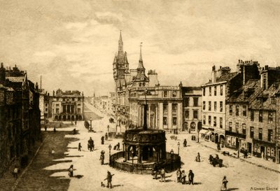 Los Edificios Municipales, Aberdeen, 1898 de Unbekannt