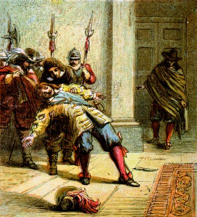 El asesinato de Buckingham, 1628, c1850 de Unbekannt
