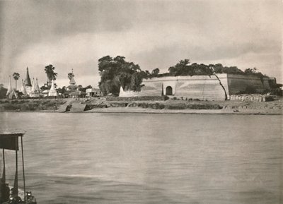 El Fuerte Murhla en el Irrawaddy, 1900 de Unbekannt