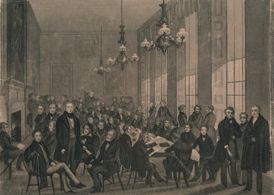 La Convención Nacional...4 de febrero de 1839 en el British Coffee House de Unbekannt