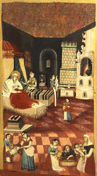 La Natividad de la Virgen de Unbekannt