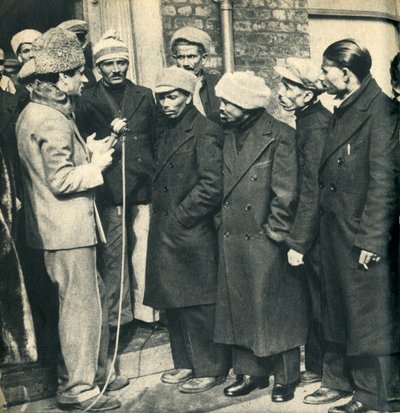 La marina está aquí. Cosacos rescatan a marineros británicos del Altmark, 1942 de Unbekannt