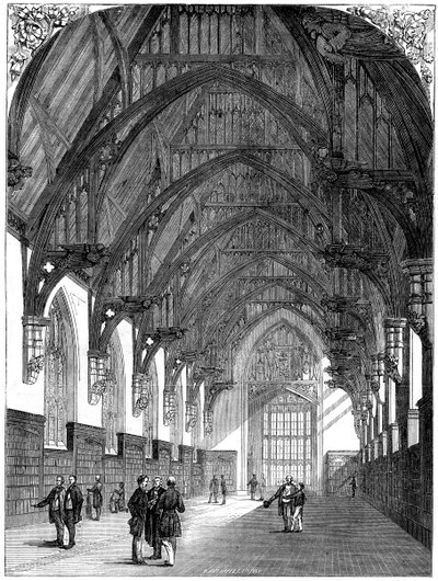 La Nueva Biblioteca del Middle Temple, 1861 de Unbekannt