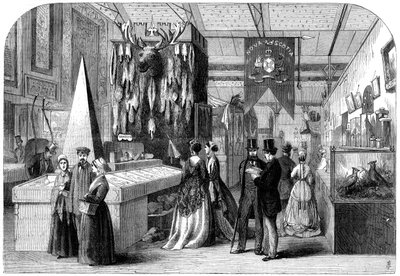 La sección de Nueva Escocia de la Exposición Internacional de París, 1867 de Unbekannt