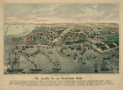El mapa de Odessa de Unbekannt