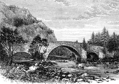 El Puente Viejo, Invercauld, Escocia de Unbekannt