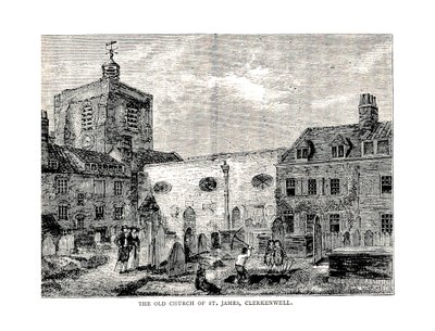 La vieja iglesia de St. James, 1878 de Unbekannt