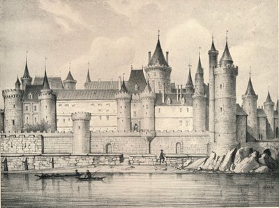 El viejo Louvre en 1670, 1915 de Unbekannt