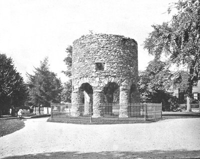 La vieja torre nórdica, Newport, Rhode Island, EE.UU., c. 1900 de Unbekannt