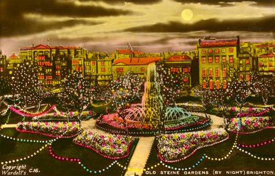 Jardines de Old Steine, Brighton, Sussex, c1940 de Unbekannt