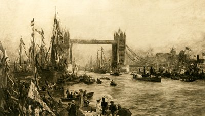 Ceremonia de Apertura del Puente de la Torre, c1894 de Unbekannt
