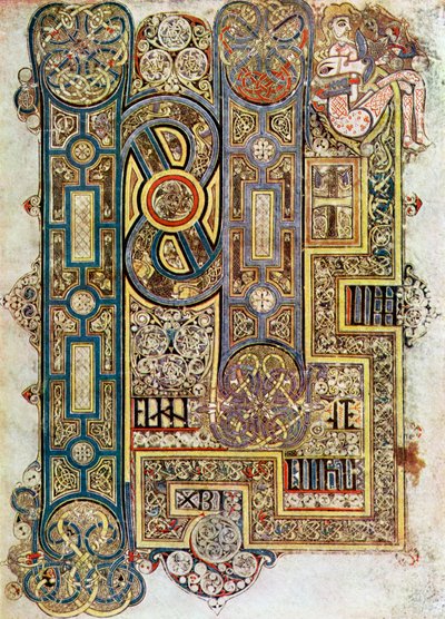 Las palabras iniciales del Evangelio de San Marcos, 800 AD, siglo XX de Unbekannt
