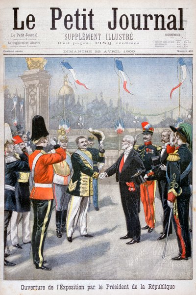 La Inauguración de la Exposición Universal por el Presidente de la República, París, 1900 de Unbekannt