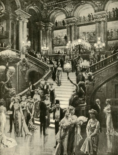 La Ópera en París, 1910 de Unbekannt