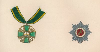 La Orden del León de Baden León Dorado de Daringen, siglo XIX de Unbekannt