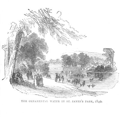 El agua ornamental en St. James Park de Unbekannt