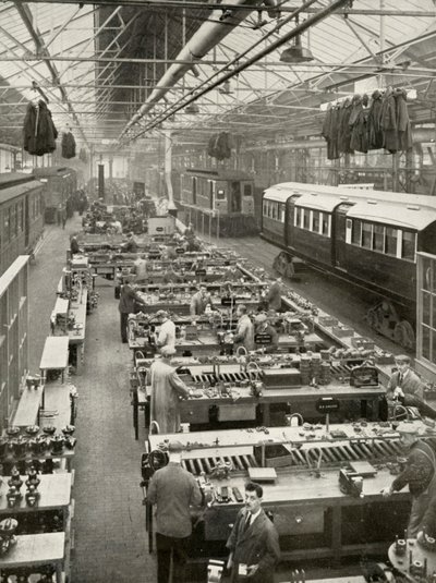 La revisión del material rodante subterráneo propiedad del Transporte de Pasajeros de Londres, 1935-36. de Unbekannt