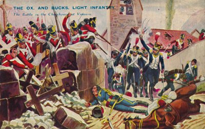 La Infantería Ligera de Ox. y Bucks. La batalla en el cementerio de Vimiero, 1808, 1939 de Unbekannt