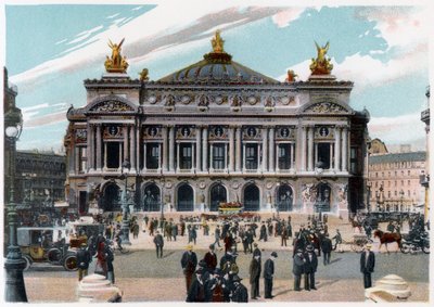 El Palais Garnier, París, c1900 de Unbekannt