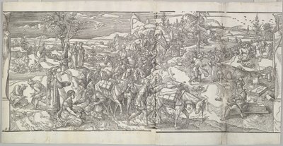 El paso de una caravana del friso Ces Moeurs et fachons de faire de Turcz Customs..., 1553 de Unbekannt