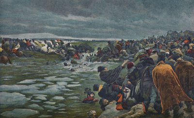 El paso del Beresina, noviembre 1812 de Unbekannt