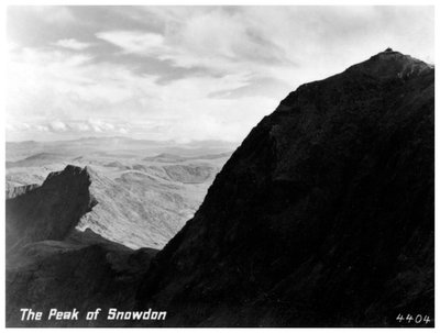 El pico de Snowdon, Gales de Unbekannt
