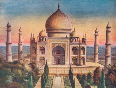 La gema incomparable de la arquitectura mohammrdana: el Taj Mahal en Agra, 1908 de Unbekannt