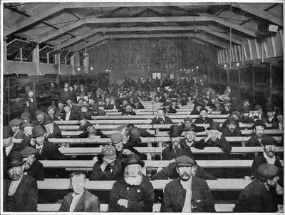 El Penny Sit-Up, refugio del Ejército de Salvación, Blackfriars, Londres, c1900 1901 de Unbekannt
