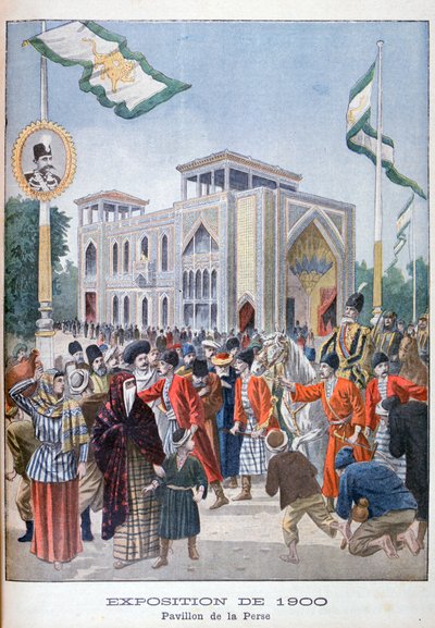 El pabellón persa en la Exposición Universal de 1900, París de Unbekannt