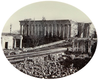 La Catedral de San Pedro y San Pablo en Sebastopol después de la Guerra de Crimea, Crimea, finales de la década de 1850 de Unbekannt