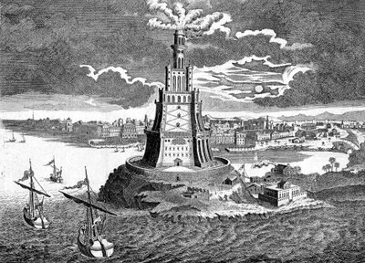 El Faro de Alejandría, siglo XVIII de Unbekannt