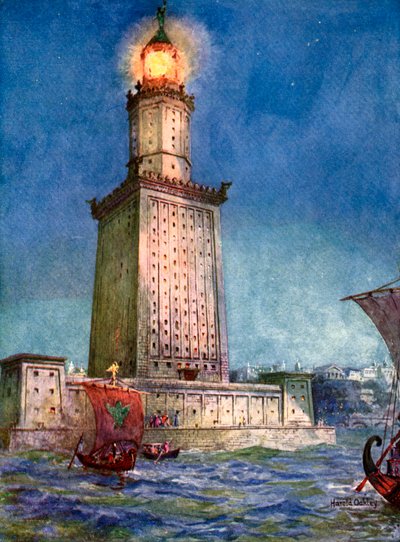 El Faro de Alejandría, Egipto, 1933-1934 de Unbekannt