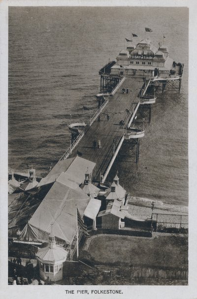 El Muelle, Folkestone, finales del siglo XIX-principios del siglo XX de Unbekannt