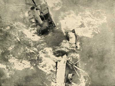 El trabajo de los piratas: Desmantelamiento de un vapor, 1919 de Unbekannt