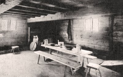 El primer puesto comercial de la colonia de Plymouth, Bourne, Massachusetts, EE.UU., c. 1900s de Unbekannt
