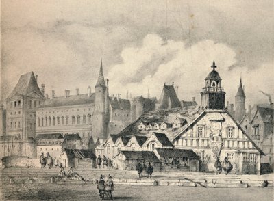 La Pompe de la Samaritaine en 1635 de Unbekannt