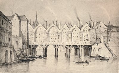 El Puente St Michel en 1550, 1915 de Unbekannt