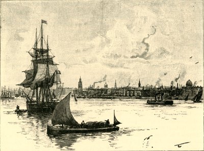El puerto de Liverpool, 1898 de Unbekannt