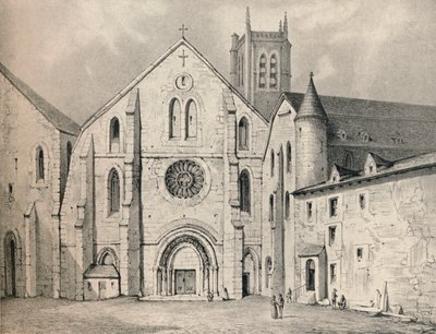 El portal de la Abadía de Santa Genoveva, 1915 de Unbekannt