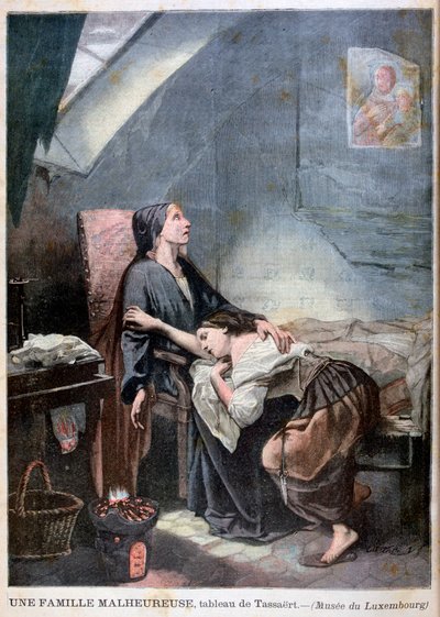 La familia empobrecida, o El suicidio, 1849, 1897 de Unbekannt