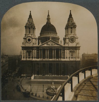 El orgullo de Londres, Catedral de San Pablo, Londres, Inglaterra, c. 1910 de Unbekannt