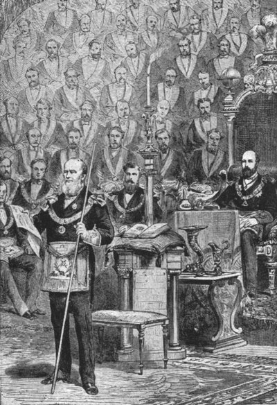 Primera Instalación del Príncipe de Gales como Gran Maestro de los Masones, 28 de abril de 1875, 1901 de Unbekannt