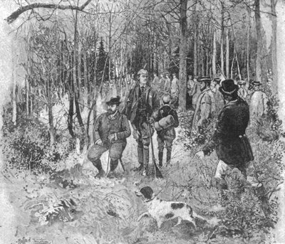El Príncipe de Gales cazando faisanes en Sandringham de Unbekannt