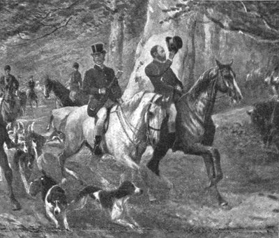 El Príncipe de Gales como cazador, finales del siglo XIX, 1901 de Unbekannt