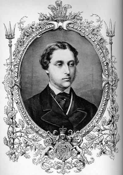 El Príncipe de Gales en el momento de su matrimonio, c. 1863 de Unbekannt