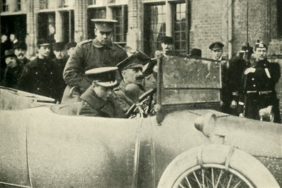 El Príncipe de Gales en Flandes, Primera Guerra Mundial, diciembre de 1914, 1920 de Unbekannt