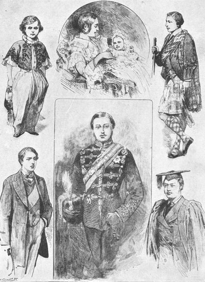 El Príncipe de Gales en sus Primeros Días, 1901 de Unbekannt