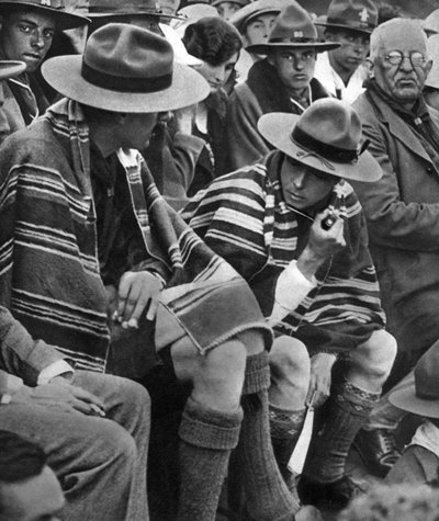 El Príncipe de Gales con los scouts galeses, 1926 de Unbekannt
