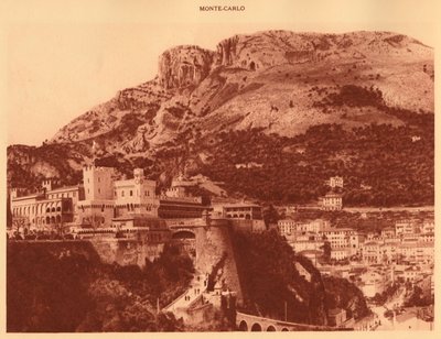 El Palacio de los Príncipes y la Condamine, Monte Carlo, 1930 de Unbekannt